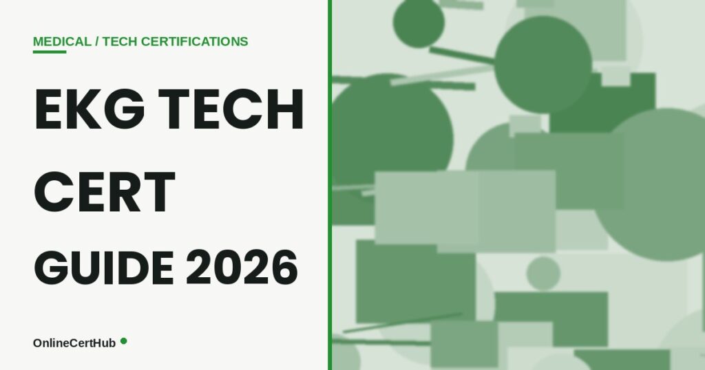 ekg technician certification