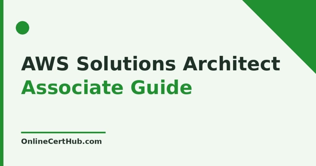 Aws solutions architect associate — guide and key data visualization