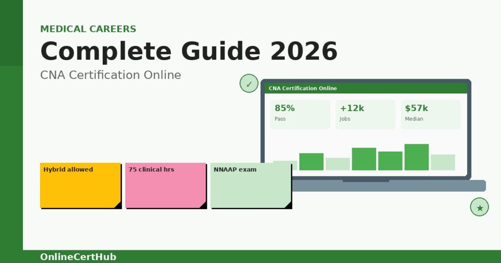 cna certification online guide 2026 dashboard
