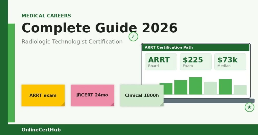 radiologic technologist certification ARRT path dashboard 2026