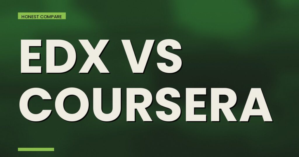 edx vs coursera 2026 big type duotone comparison