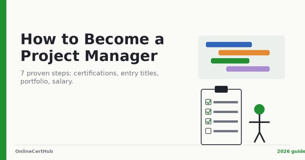 how to become a project manager