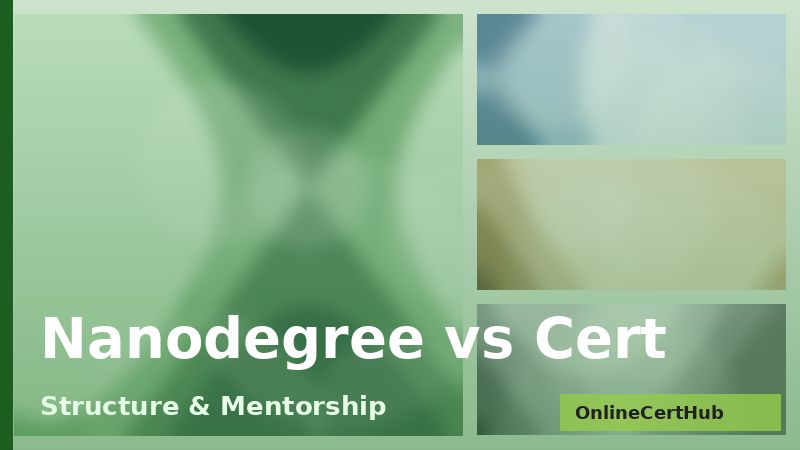 udacity vs coursera nanodegree vs professional certificate comparison