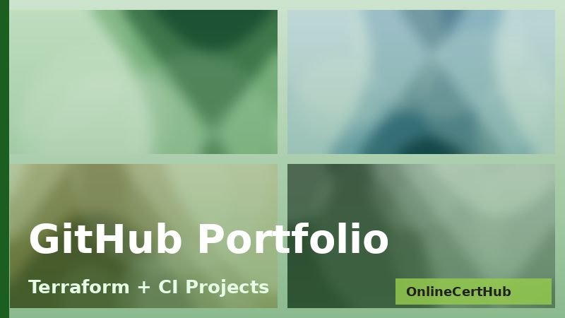 cloud engineer github portfolio terraform code photo collage