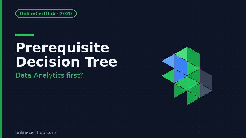 google bi certificate prerequisite decision tree data analytics 2026