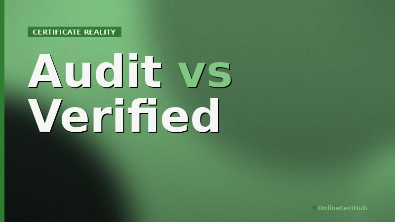 free ivy league course audit vs paid certificate comparison