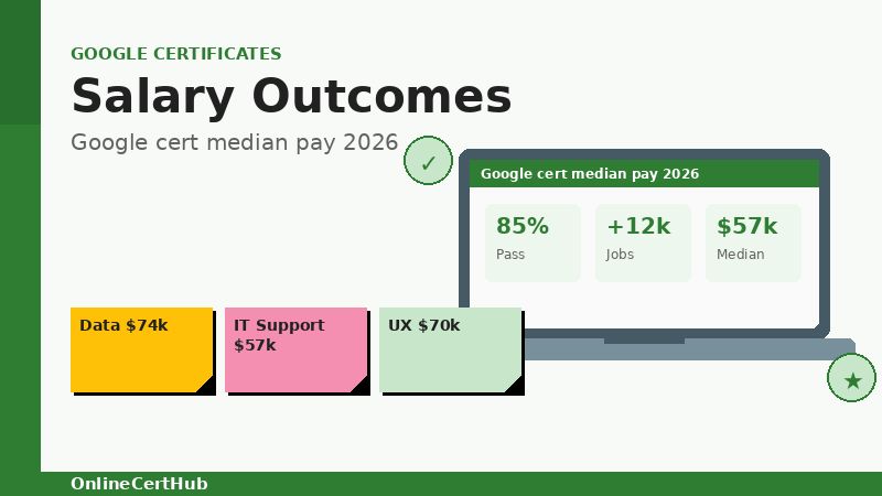 salary outcomes by google career certificate