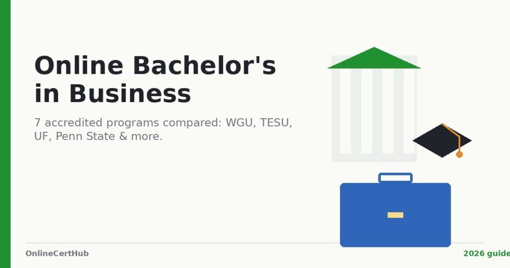 online bachelor's in business