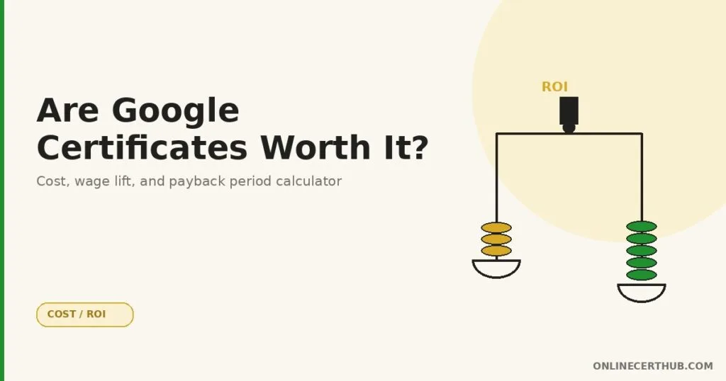 Are Google Certificates Worth It? 2026 ROI Analysis with Calculator